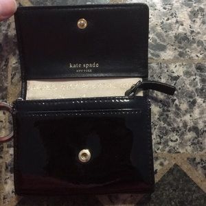 Kate Spade Black Patent Leather Wallet